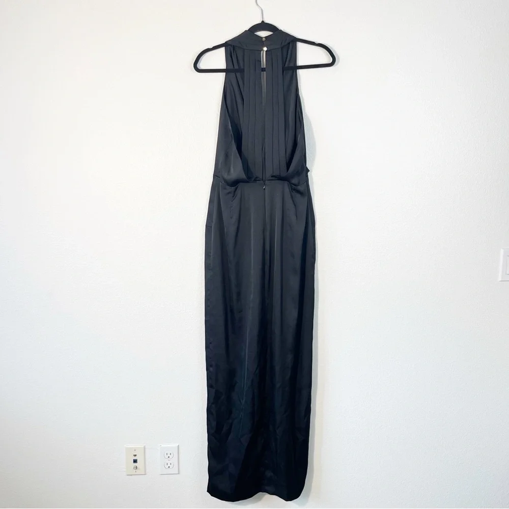 Keepsake The Label Hold Back Maxi Black Dress Size Large Feminine Glam Party